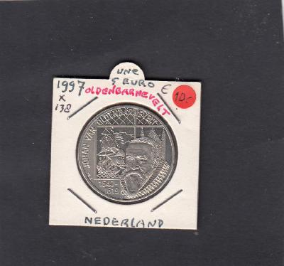 Beschrijving: 5 Euro J.v.OLDENBARNEVELT